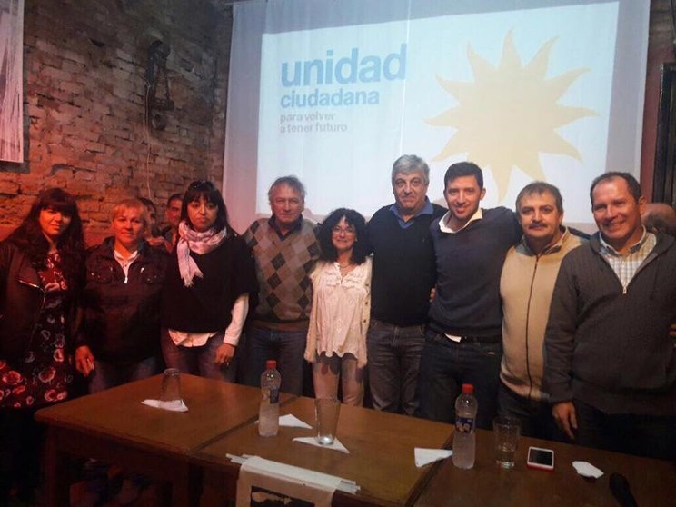 Mario Lozano brindó su apoyo a la lista de UC que lleva de candidato a Matías festucca