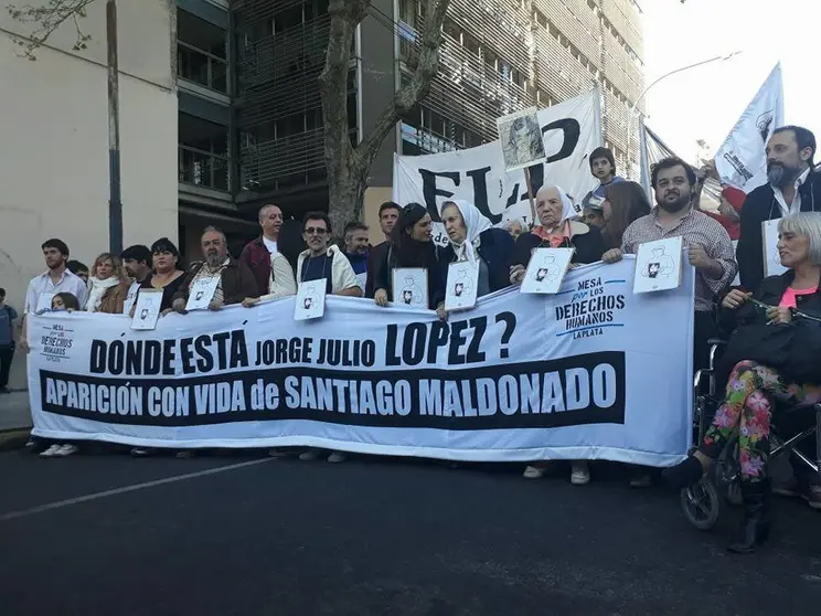 Marcha a 11 a&ntilde;os de la desaparici&oacute;n de Jorge Julio L&oacute;pez