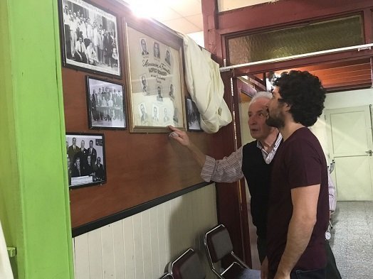 Pablo Alaniz visitó la Sociedad de Fomento López Romero