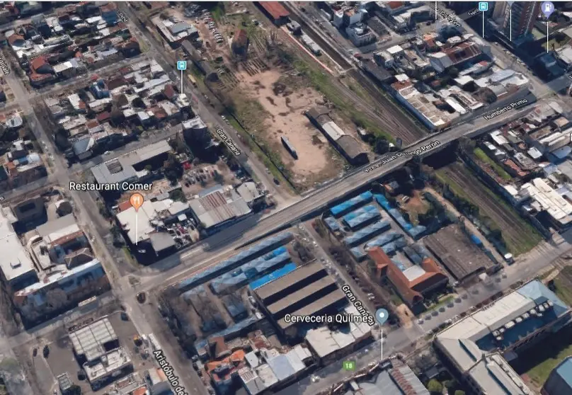 #quilmes mapa google