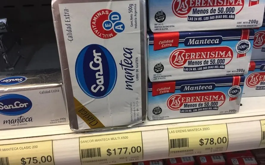 manteca precios cuatro medios