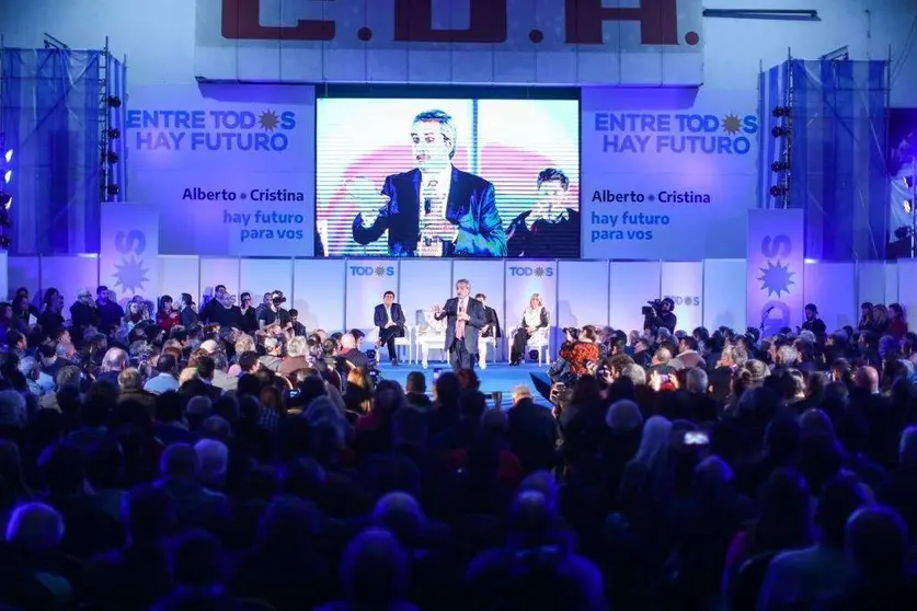 alberto fernandez cuatro medios la matanza