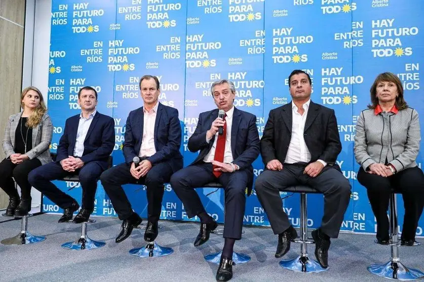 alberto fernandez entre rios cuatro medios