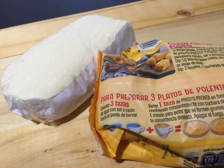 polenta con queso cuatro medios crisis
