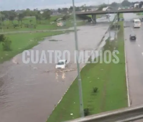 ruta 36 inundaciones cuatro medios