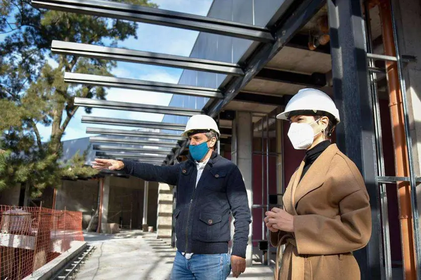 Mayra recorrida obras nuevo quilmes plaza 3
