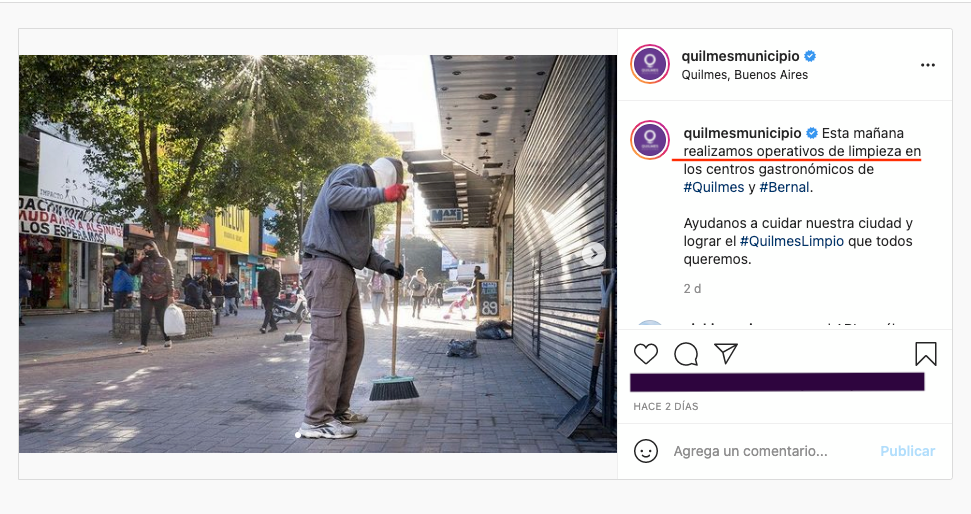 BASURA QUILMES MAYRA MENDOZA QUILMES