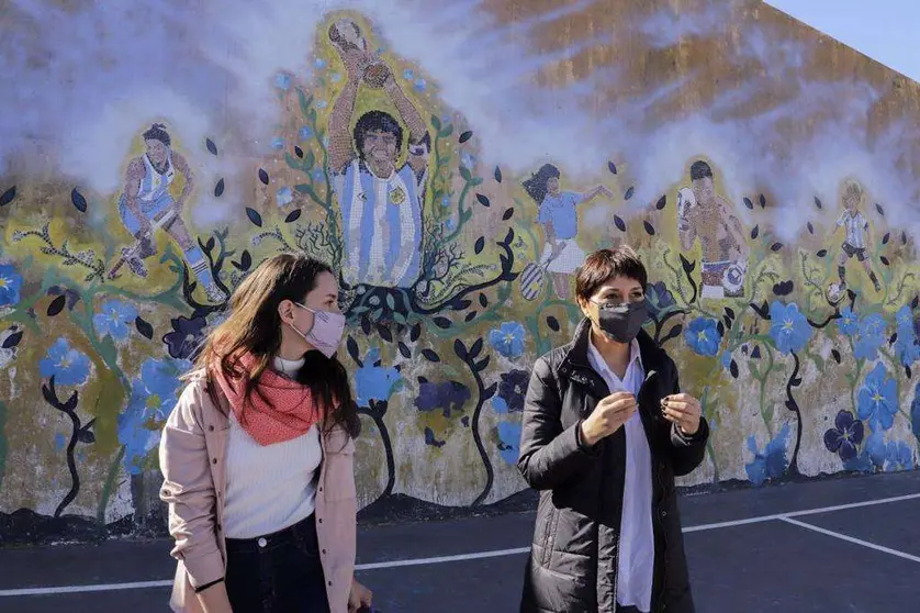 IAPI - RECORRIDA POR OBRAS EN LA PLAZA 1
