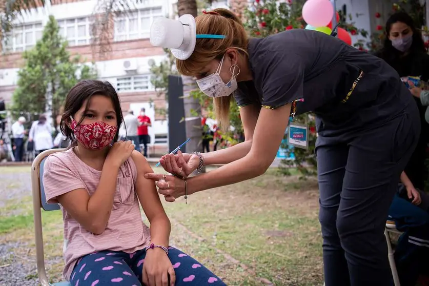 vacunacion menores de 3 a 11 años pba