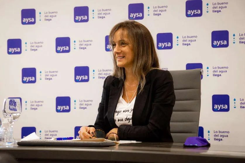 malena galmarini aysa mujeres