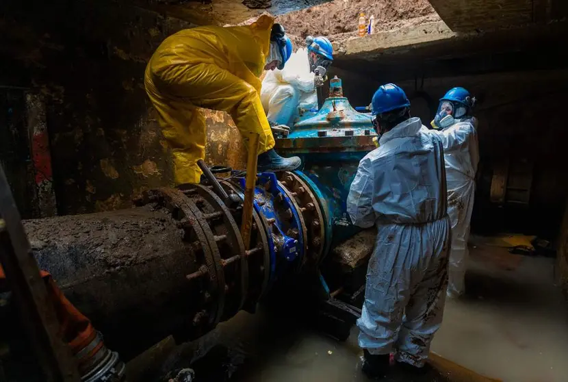 5 AySA renov&oacute; una v&aacute;lvula reguladora optimizando el servicio de agua potable en el sur del conurbano bonaerense