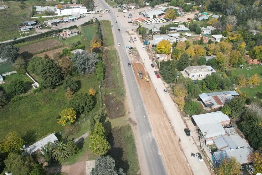 obra de la ruta 53 en florencio varela