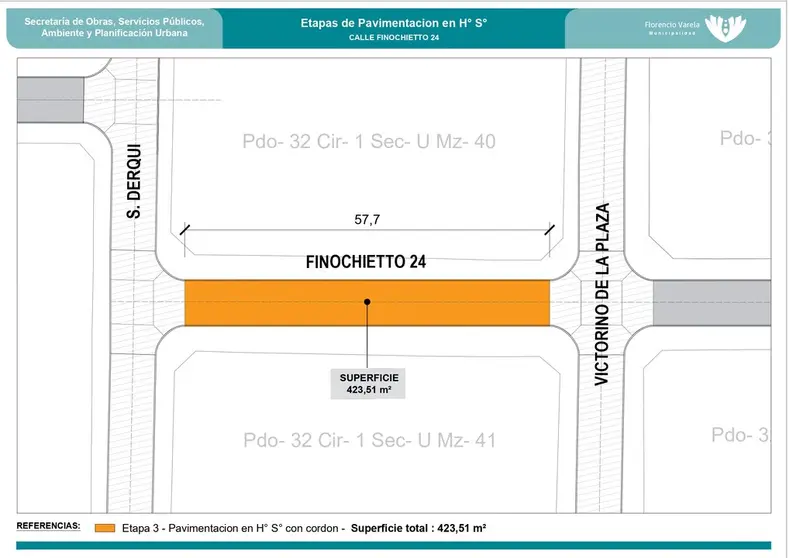 mapa de obra de san eduardo en varela