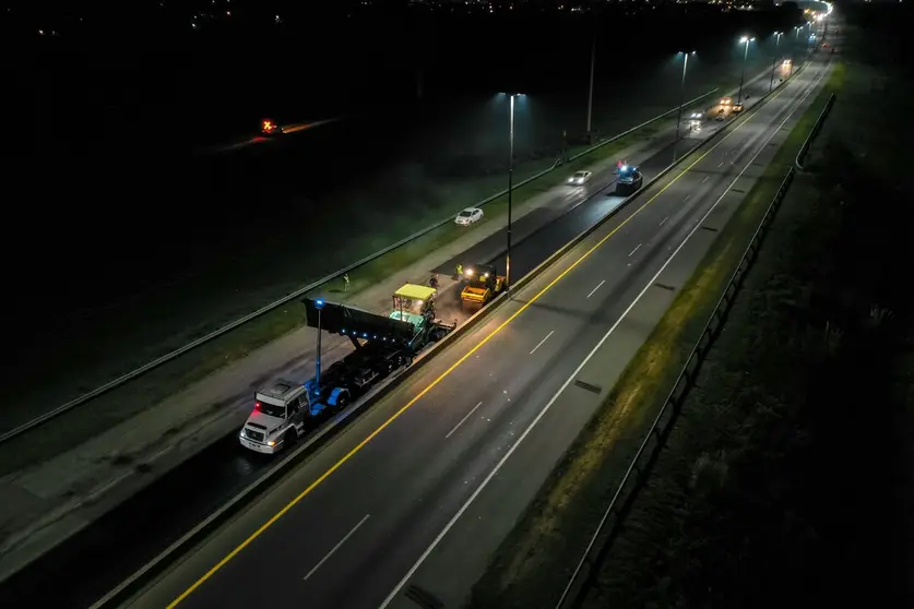 Autopista Bs As - LP foto dron