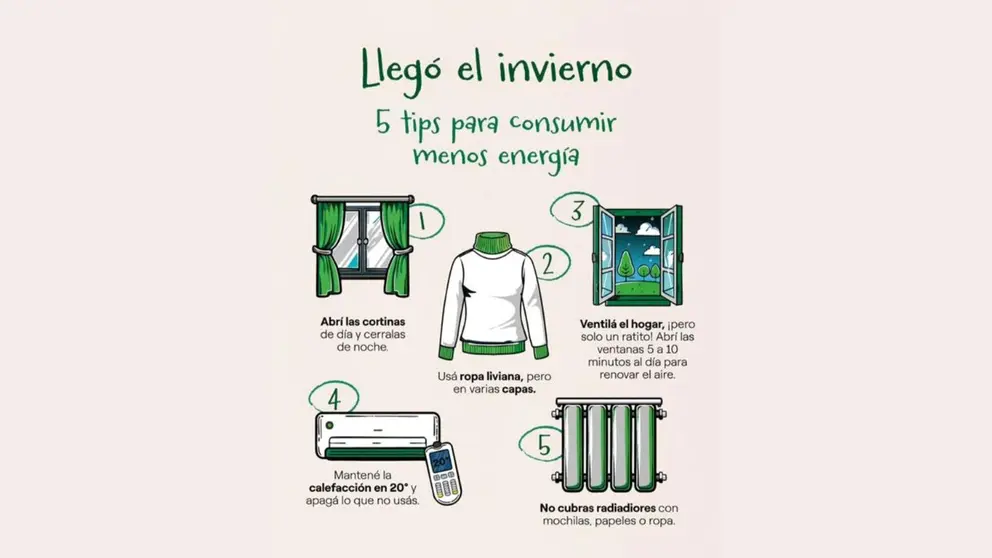 tips para ahorrar energía en invierno