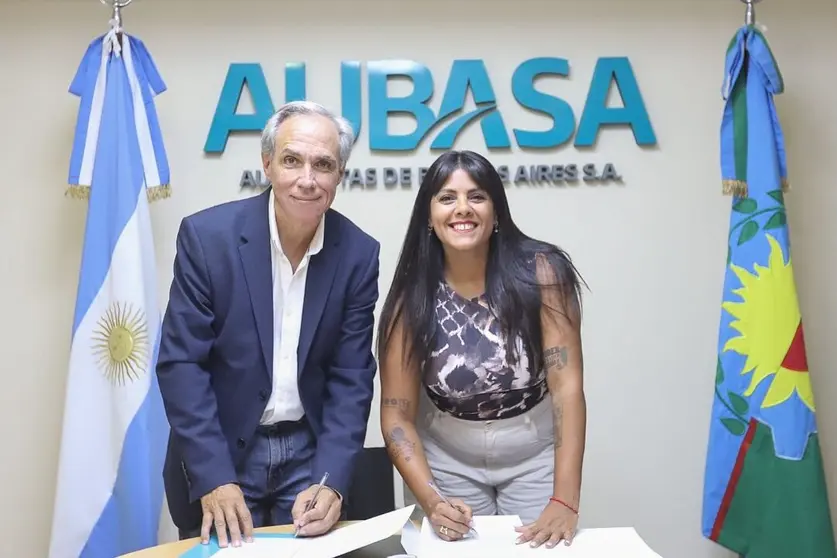 EL MUNICIPIO FIRMÓ UN CONVENIO CON AUBASA PARA INICIAR LA OBRA DE LA BAJADA DE EZPELETA 1