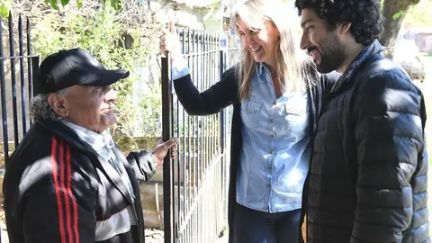 Gladys Gonz&aacute;lez junto a Pablo Alaniz en Bosques en un nuevo timbreo