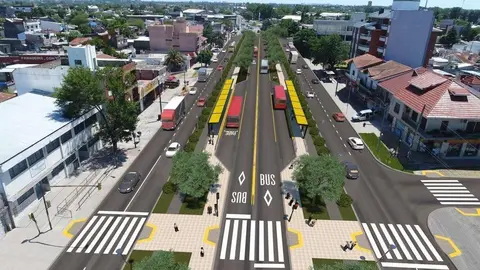 METROBUS FLORENCIO VARELA (RENDER) -  AV. SAN MARTIN Y DR. DARDO ROCHA (1)