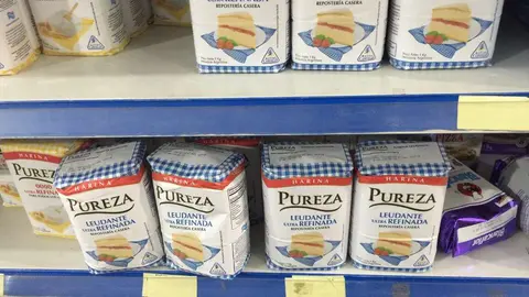 harina cuatro medios dolar