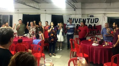 Bondarenko - Mancuello - Loyola brindando
