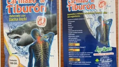 suplemento ilegal quilmes cartilago tuburon