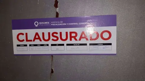 clausura fiesta