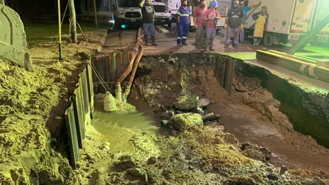 aysa agua cañeria
