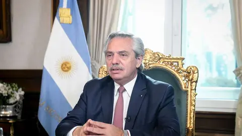 alberto fernandez mensaje lucas gonzalez