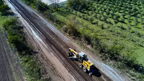 obras en zona rural de florencio varela