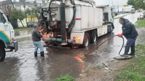 florencio varela limpieza lluvias