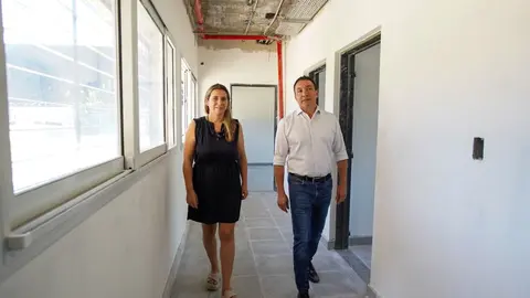 Andres Watson en el Centro de Salud Mental Florencio Varela