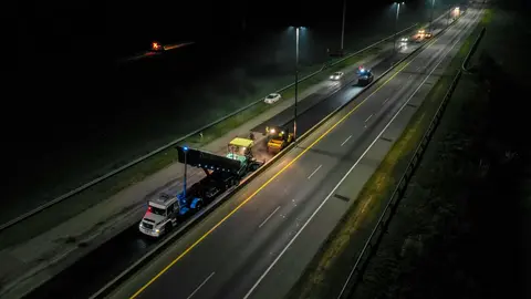 Autopista Bs As - LP foto dron