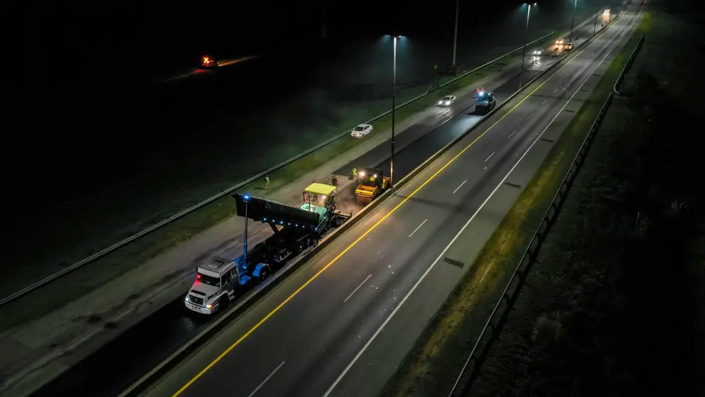 Autopista Bs As - LP foto dron