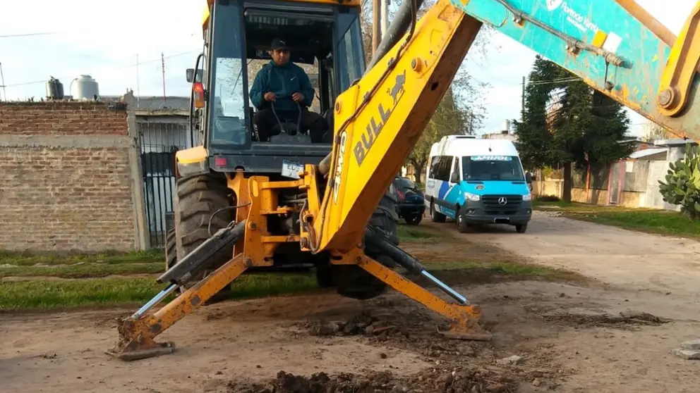 maquina de obras en varela