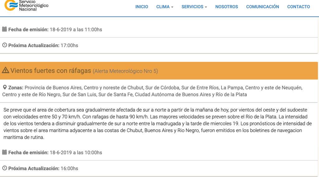 vientos smn cuatro medios