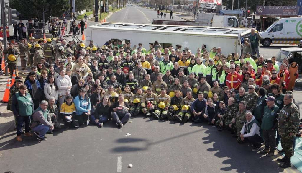 Simulacro cuatro medios quilmes 4