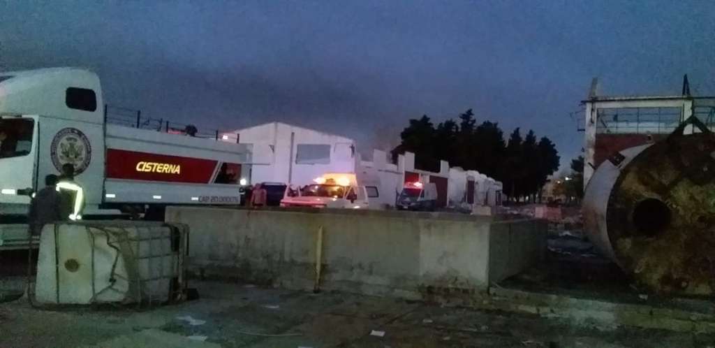 sintensis quimica bomberos cuatro medios