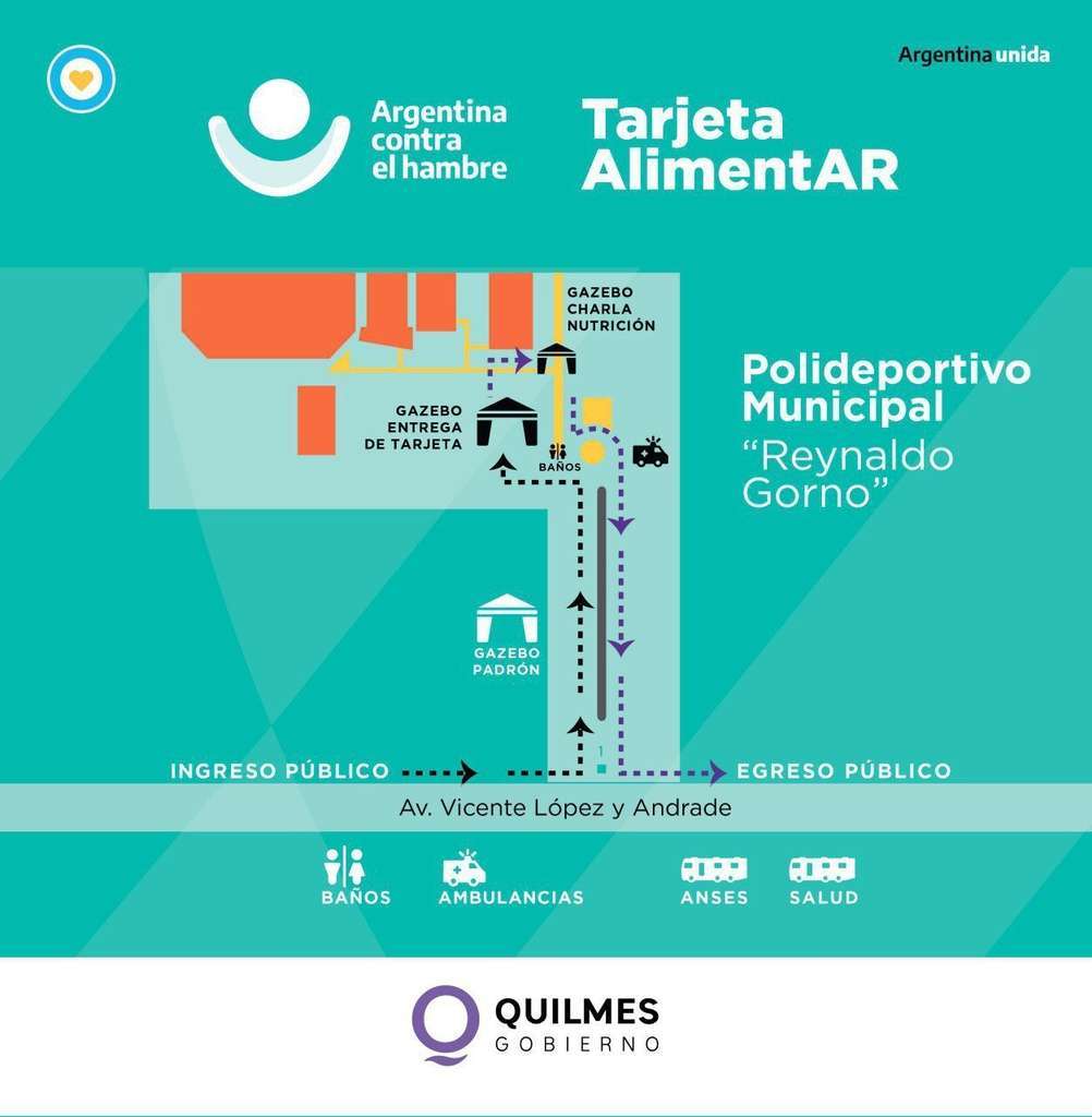 tarjeta alimentar quilmes cuatro medios
