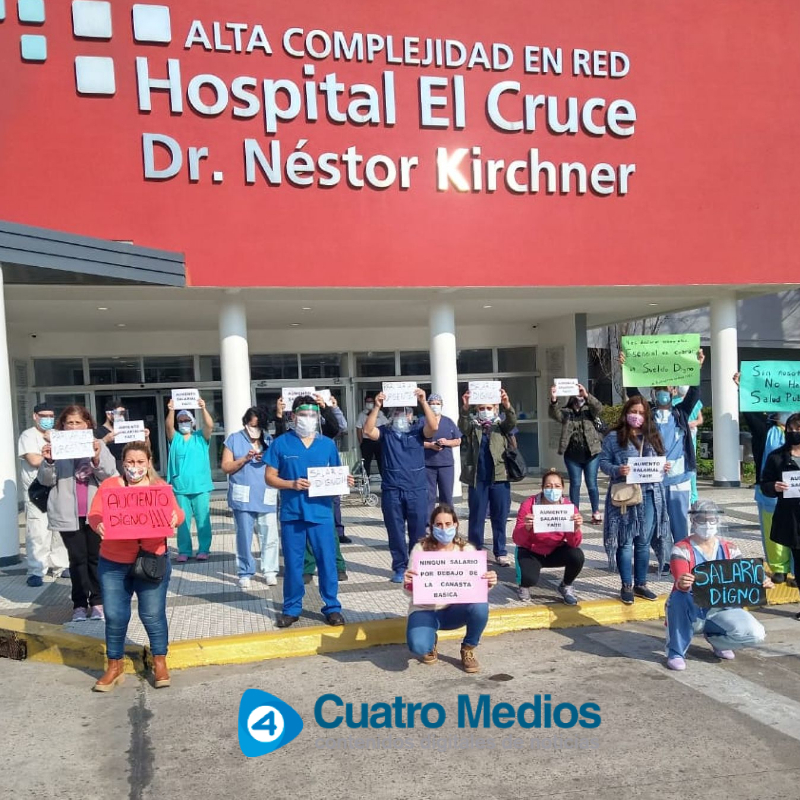 hospital el cruce prostesta salarios