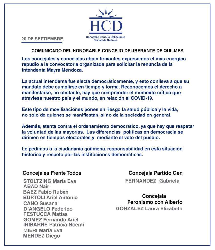 deliberante quilmes