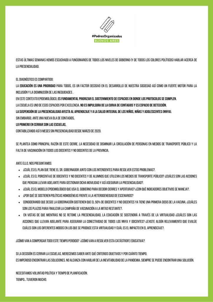 comunicado PO PBA-1