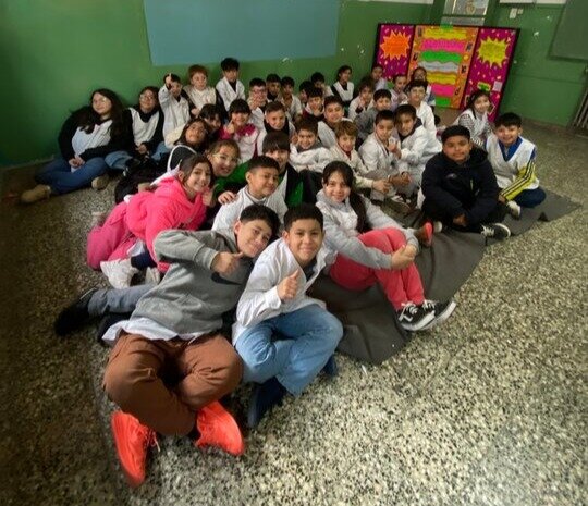 alumnos escuela san martin plaza belen