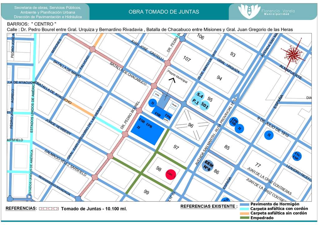 plano de tomada de junta varela