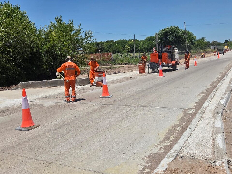 obra vial ruta 53