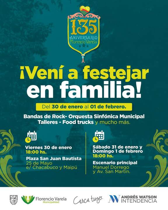 varela celebra 135 años